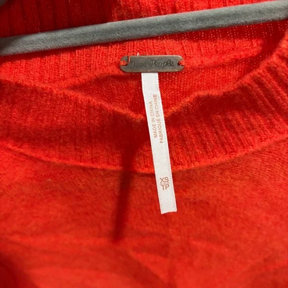 NWOT Free People Cashmere Sweater - Picture 2 of 5